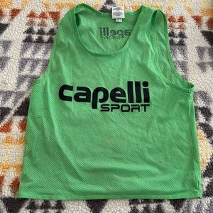 Capelli Lime Green and Pink Mesh Tanks Soccer Pinnies Bundle